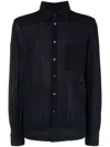 Missoni Zigzag-woven Striped Shirt In Blau