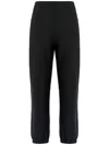 Missoni Chevron-inserts Cotton Track Pants In Black