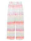 Missoni Zigzag-woven Trousers In 绿色