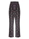Missoni Zigzag-woven Trousers In Multi