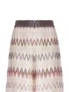 Missoni Zigzag-woven Trousers In Neutrals