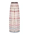 Missoni Zigzag-woven Trousers In Pink