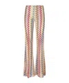 Missoni Zigzag-woven Trousers In Pink