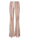 Missoni Zigzag-woven Trousers In Pink