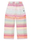 Missoni Zigzag-woven Trousers In Pink