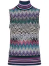 MISSONI ZIGZAG-WOVEN VEST
