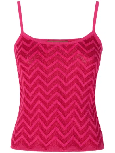 MISSONI ZIGZAG-WOVEN VEST