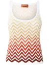 Missoni Zigzag-woven Vest In White