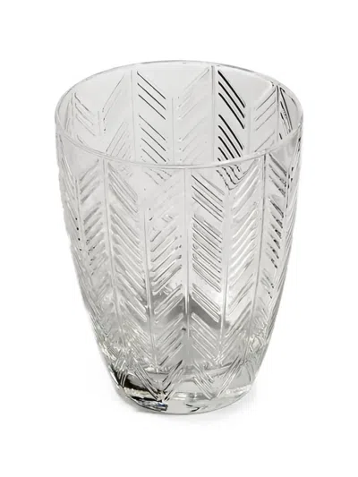 Missoni Zigzag-engraved Glass In White