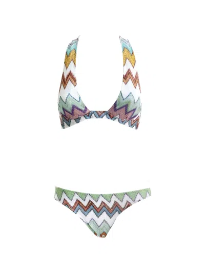 MISSONI ZIGZAG-KNIT BIKINI