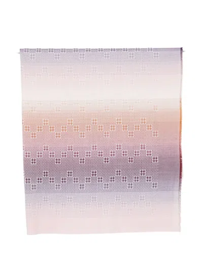 Missoni Zigzag-knit Fringed Scarf In Multi