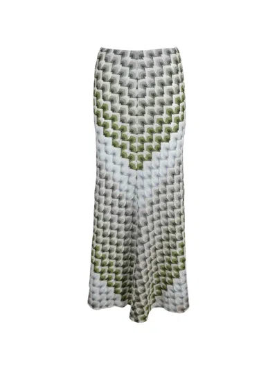 Missoni Zigzag-knit Maxi Skirt In Multi