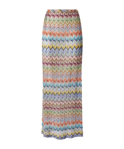 Missoni Zigzag-knit Sarong In Multi