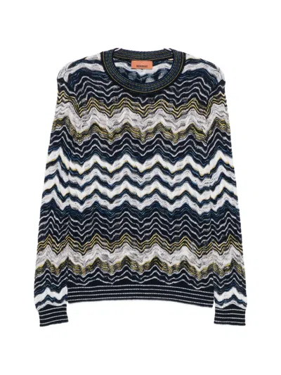Missoni Zigzag-knit Sweater In Multi