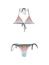 Missoni Zigzag-knit Triangle Bikini In Multi