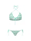 Missoni Zigzag-knit Triangle Bikini In Multi