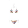Missoni Multicolor Bikini With Adjustable Tie Closure And All-over Zigzag Motif In Viscose Blend Woman In Multi