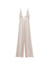 Missoni Zigzag-pattern Jumpsuit In Gray