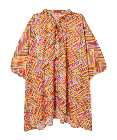 Missoni Zigzag-pattern Mini Dress In Multi