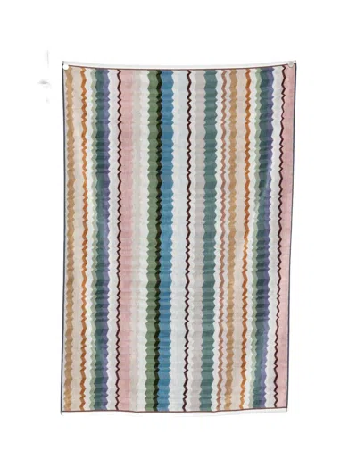 Missoni Zigzag-pattern Towel In Multi