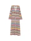 Missoni Zigzag-pattern V-neck Cover-up In Multi