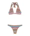 Missoni Zigzag-patterned Bikini In Multi