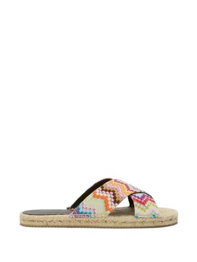 Missoni Zigzag-patterned Espadrilles In Multi