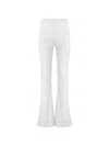 Missoni Zigzag-patterned Flared Trousers In White