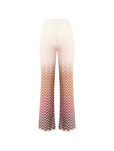 Missoni Zigzag-patterned Trousers In Multi