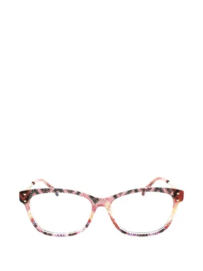 Missoni Zigzag-print Cat-eye Glasses In White