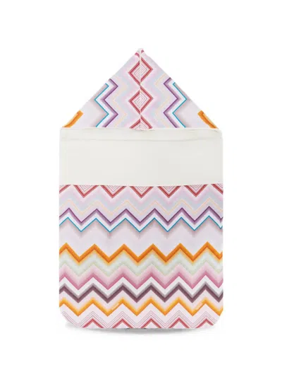 Missoni Zigzag-print Hooded Sleep Bag In Multi