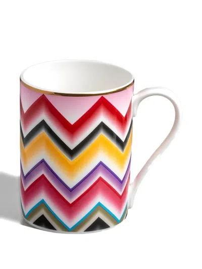 Missoni Zigzag-print Mug In Multi