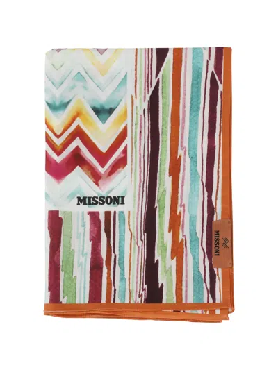 Missoni Zigzag-print Scarf In Multi