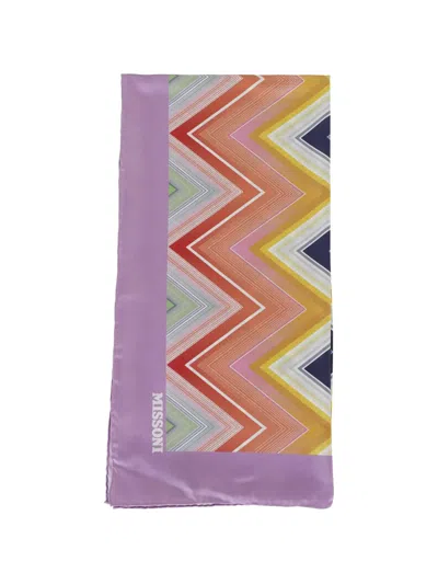 Missoni Zigzag-print Scarf In Multi