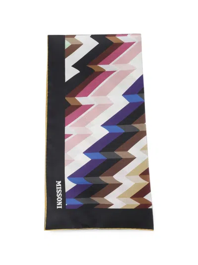 Missoni Zigzag-print Scarf In Multi