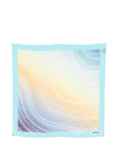 Missoni Zigzag-print Scarf In Pink