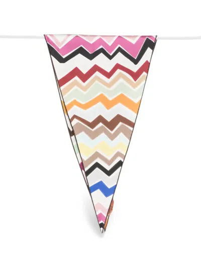 Missoni Zig-zag-print Scarf In Multi