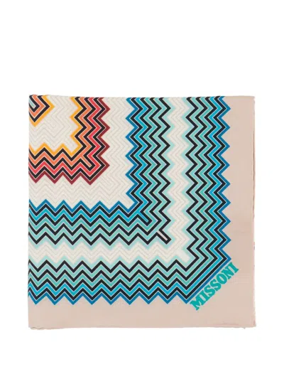 Missoni Zigzag-print Silk Scarf In Multi