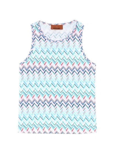 Missoni Zigzag-print Tank Top In White