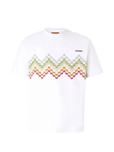 Missoni Zigzag-print T-shirt In White
