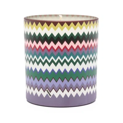 Missoni Zigzag-printed Candle (220g) In Multi
