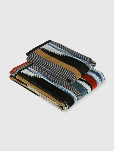 Missoni Two-piece Guest Set Plus Hand Towel In Cotton