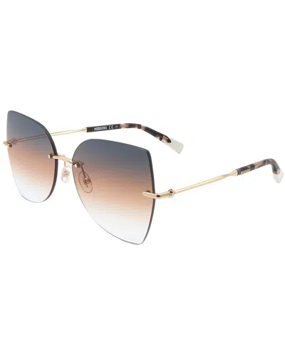 Missoni Bwomen's Mis0119 60mm Sunglasses In Yellow
