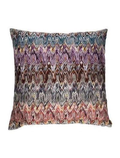 Pre-owned Missonihome Baku Throw Pillow In Multicolor