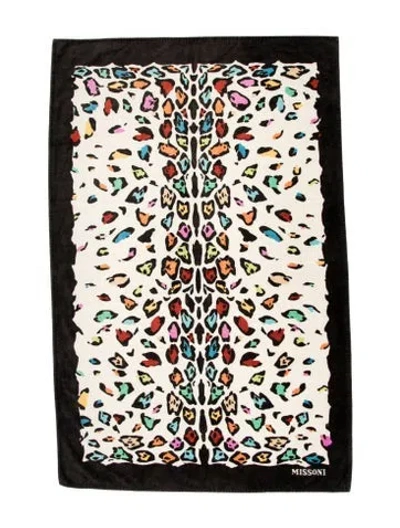 Pre-owned Missonihome Beach Towel In Black
