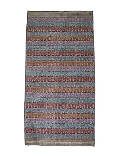 Pre-owned Missonihome Blake Bath Sheet In Multi