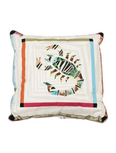Pre-owned Missonihome Constellation Scorpio Cushion In Neutrals