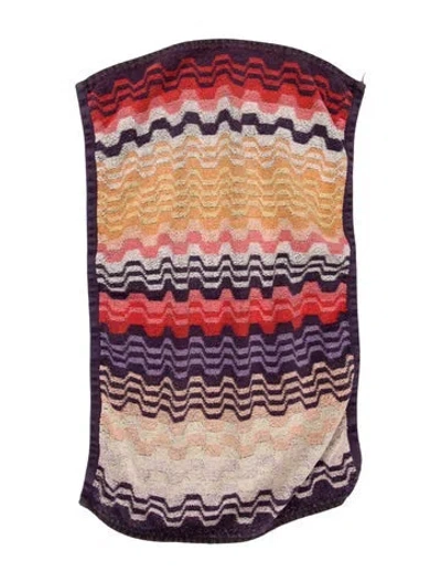 Pre-owned Missonihome Cotton Hand Towel In Purple