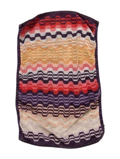 Pre-owned Missonihome Cotton Hand Towel In Purple