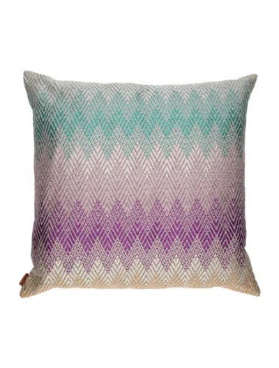 Pre-owned Missonihome Jacquard Throw Pillow In Multicolor